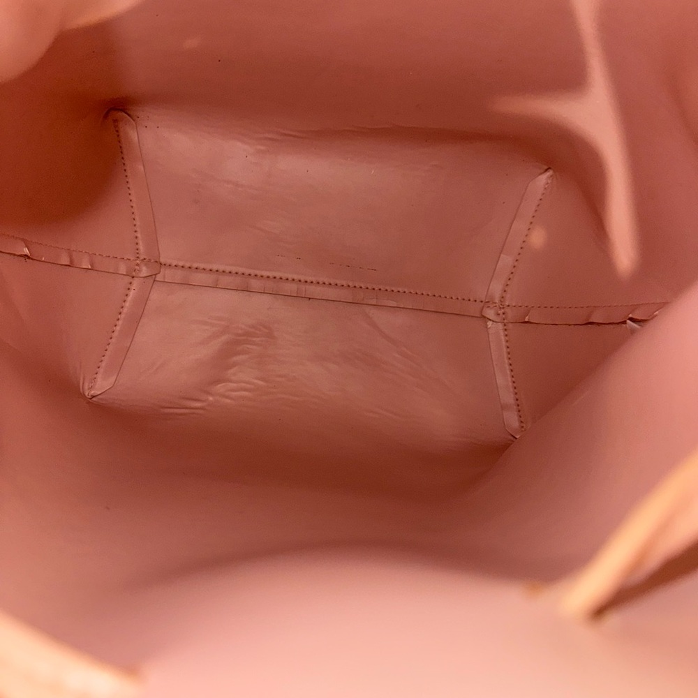 Mansur Gavriel Large Light Pink Leather Bucket Bag - Picture 15 of 16